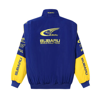 Blue Suba Vintage Racing Jacket