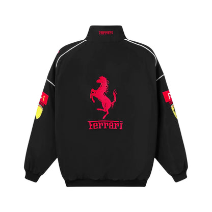 Black Vintage Racing Jacket