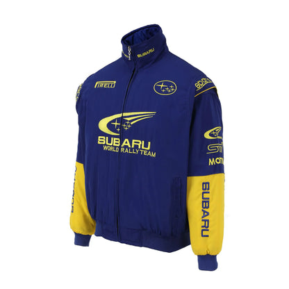Blue Suba Vintage Racing Jacket